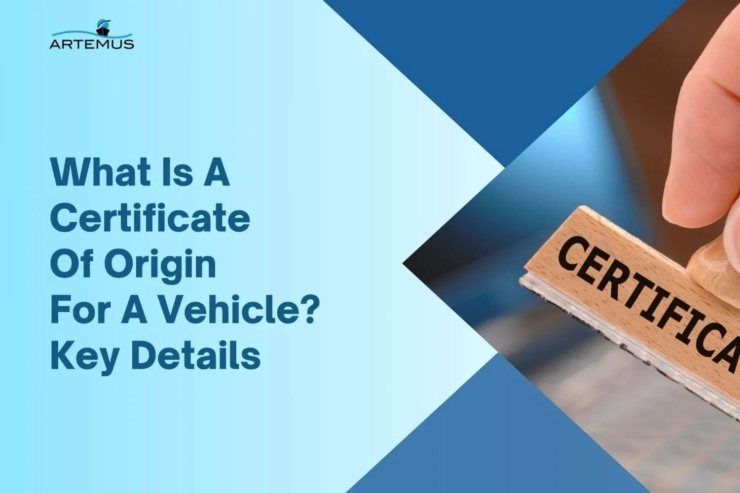 What Is A Certificate Of Origin For A Vehicle