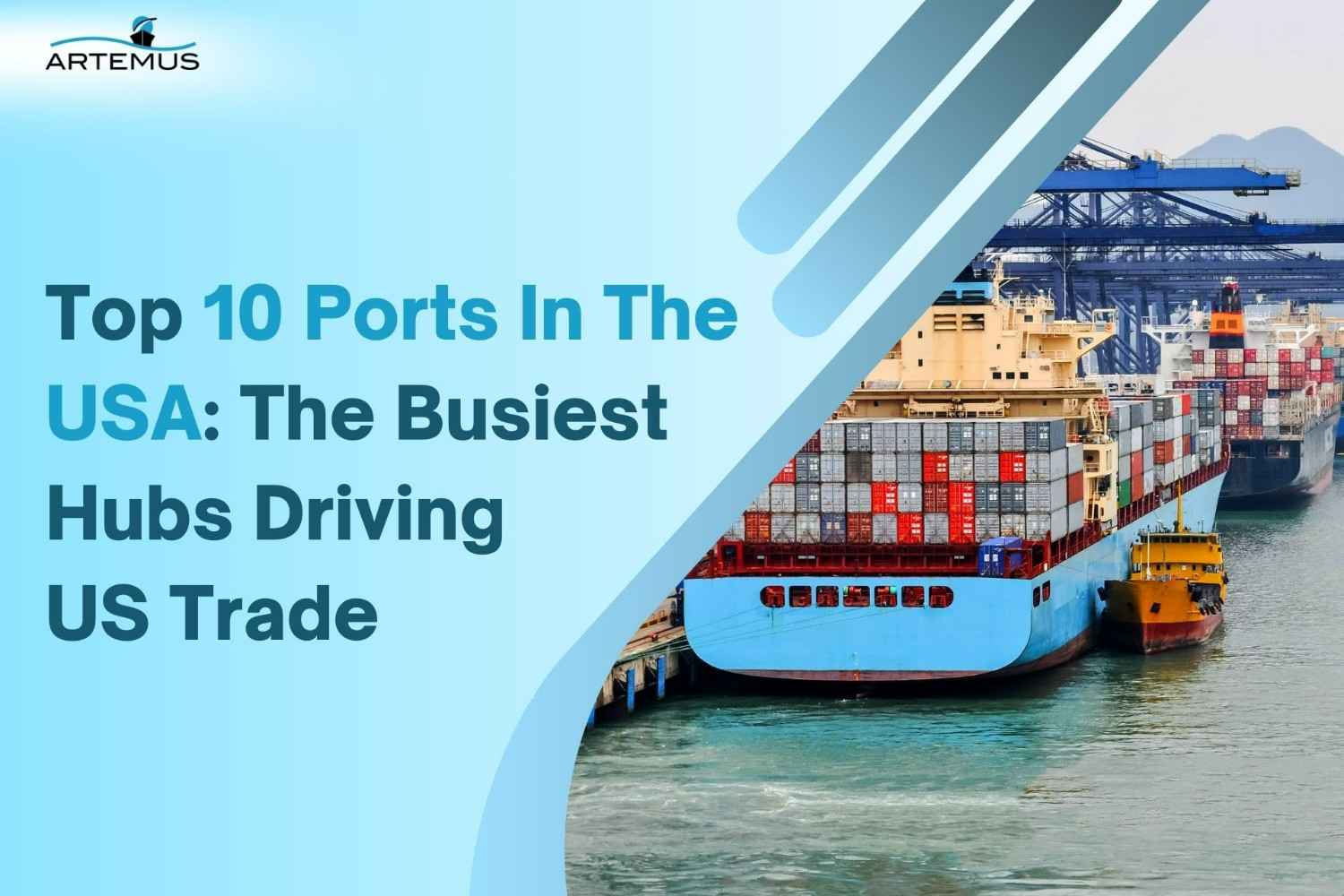 top 10 ports in the us